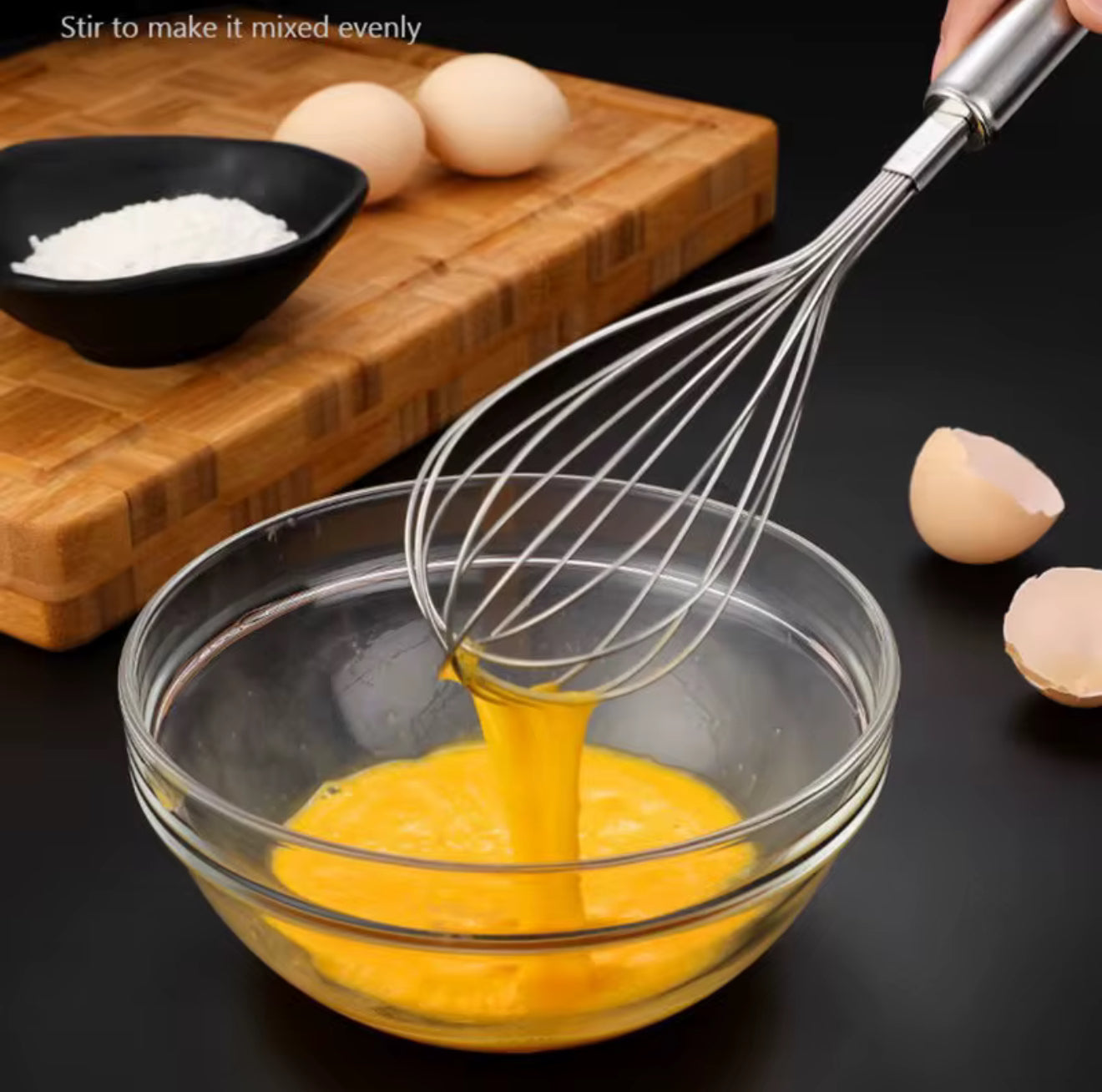 Classical Stainless Steel Egg Beater