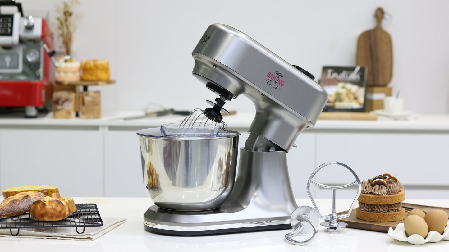 5L Silver Nunu Touchscreen Stand Mixer - Lil Bit