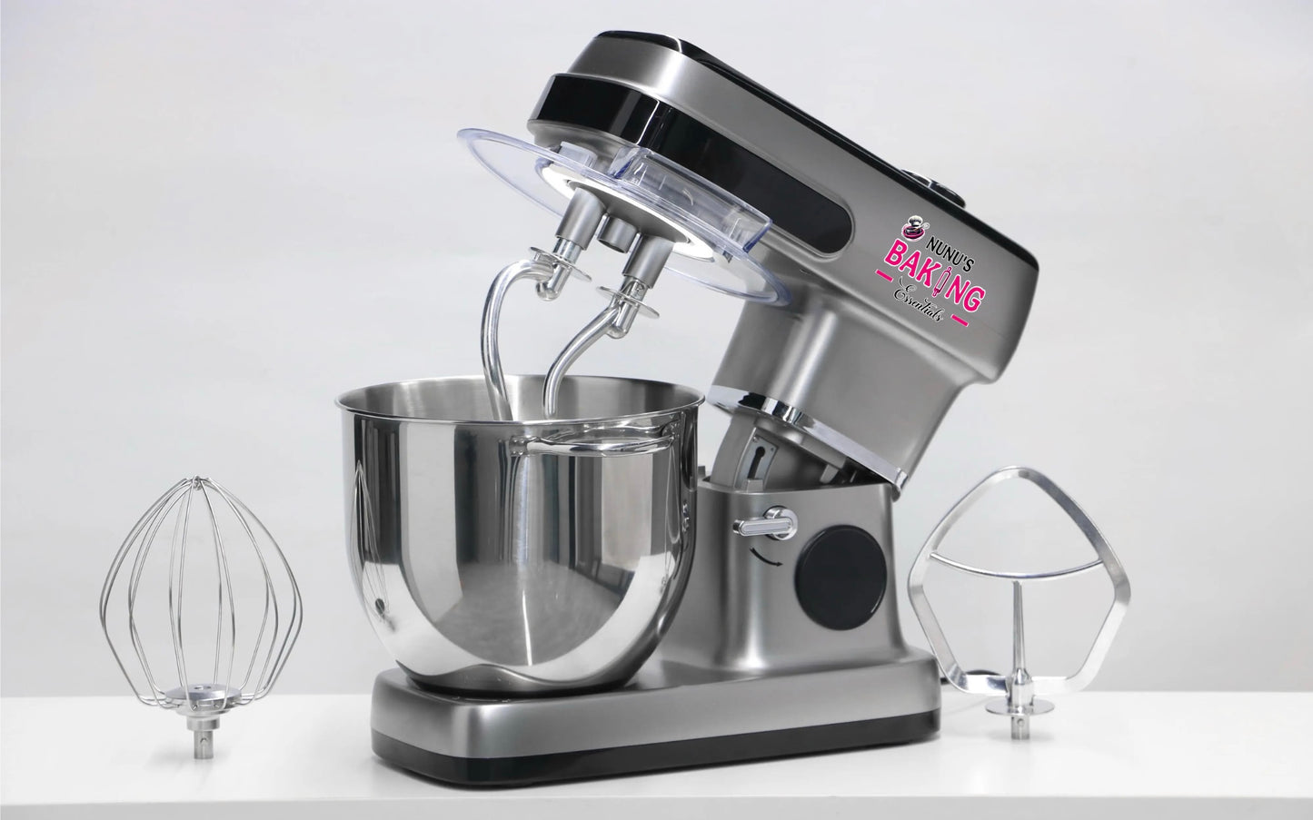 10L Silver Nunu Touchscreen Stand Food Mixer