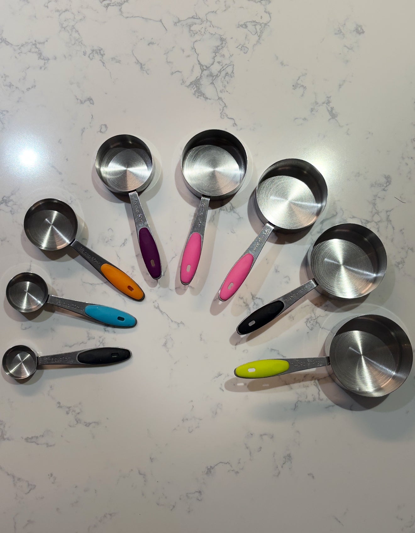 Stainless Steel Measuring Cup Set – 8 Piece