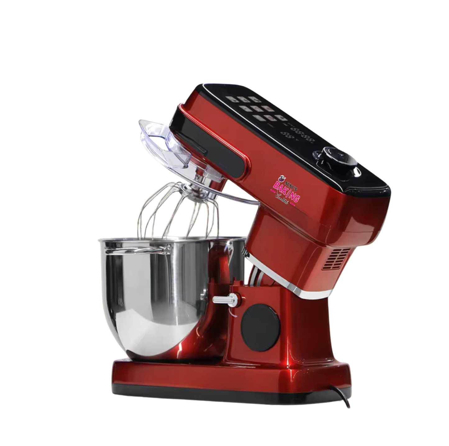 10L Red Nunu Touchscreen Stand Food Mixer
