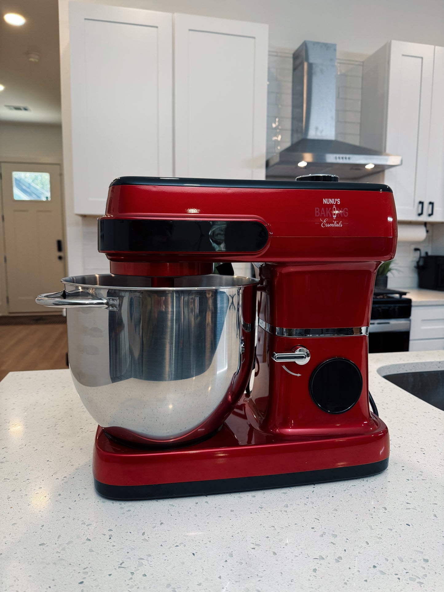 10L Red Nunu Touchscreen Stand Food Mixer